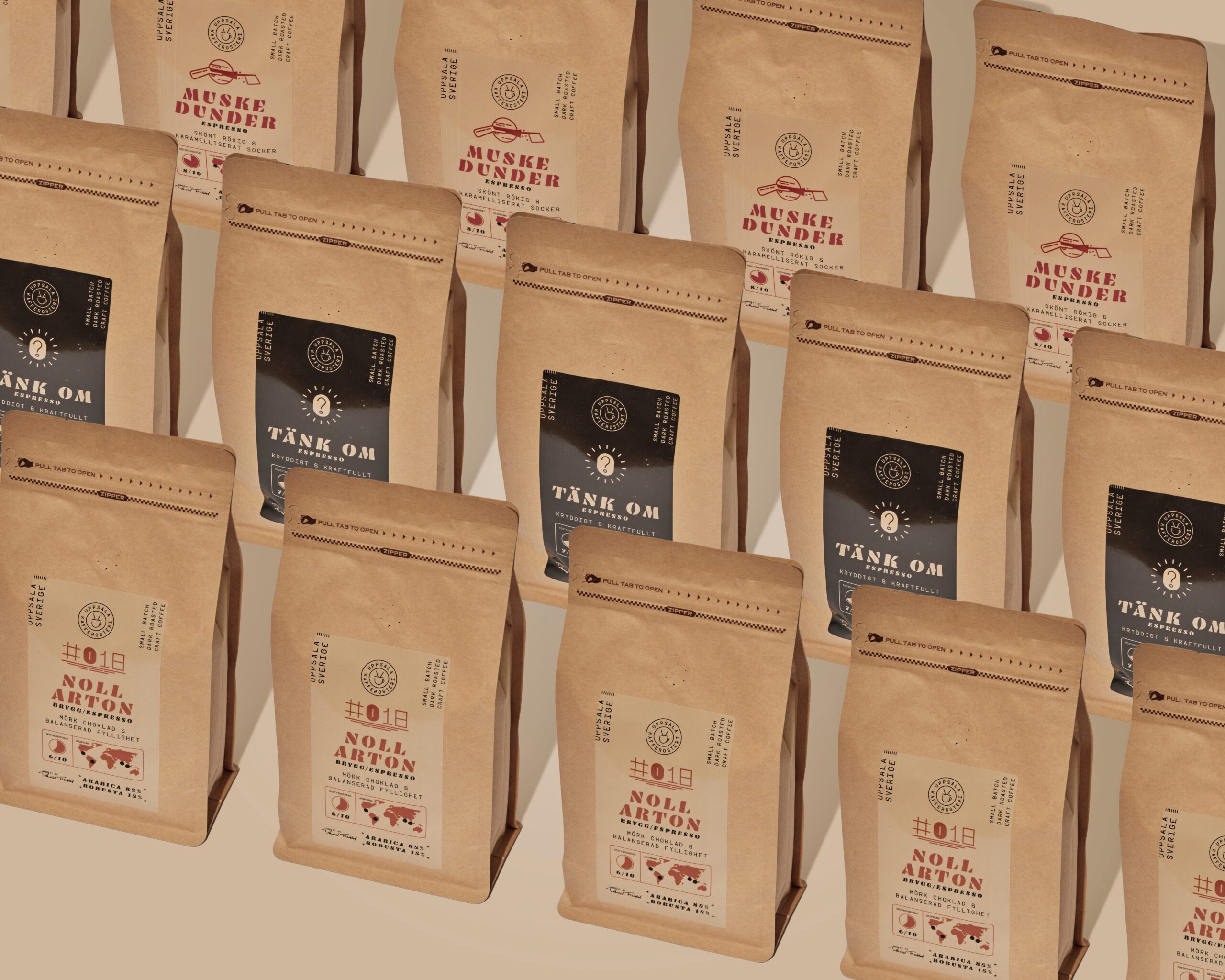 Uppsala kafferosteri, lokal dryck från Uppland